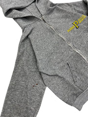 Vintage 80s Purdue Embroidered Hooded Sweatshirt - Boxy M Hammered Threads