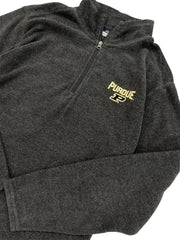 Y2K 2000s Purdue Embroidered 1/4 Zip Pullover - XL Hammered Threads