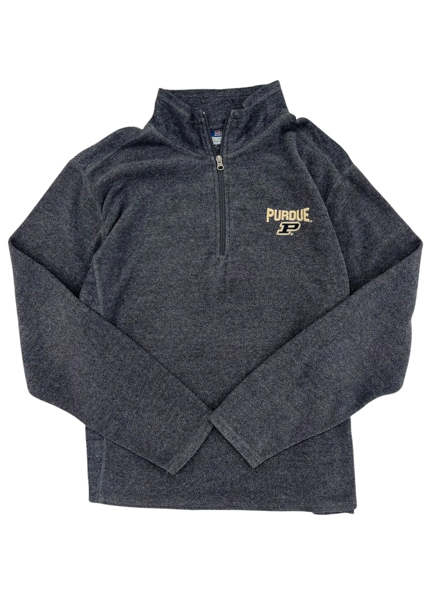 Y2K 2000s Purdue Embroidered 1/4 Zip Pullover - XL Hammered Threads