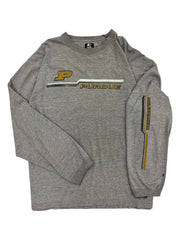 Y2K 2000s Purdue Boilermakers Graphic Long Sleeve Shirt - XXL Hammered Threads