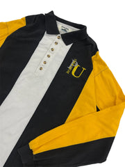 Vintage 90s Purdue Boilers Embroidered Long Sleeve Polo - XL Hammered Threads