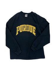 Vintage 90s Purdue Embroidered Long Sleeve Shirt - XL Hammered Threads