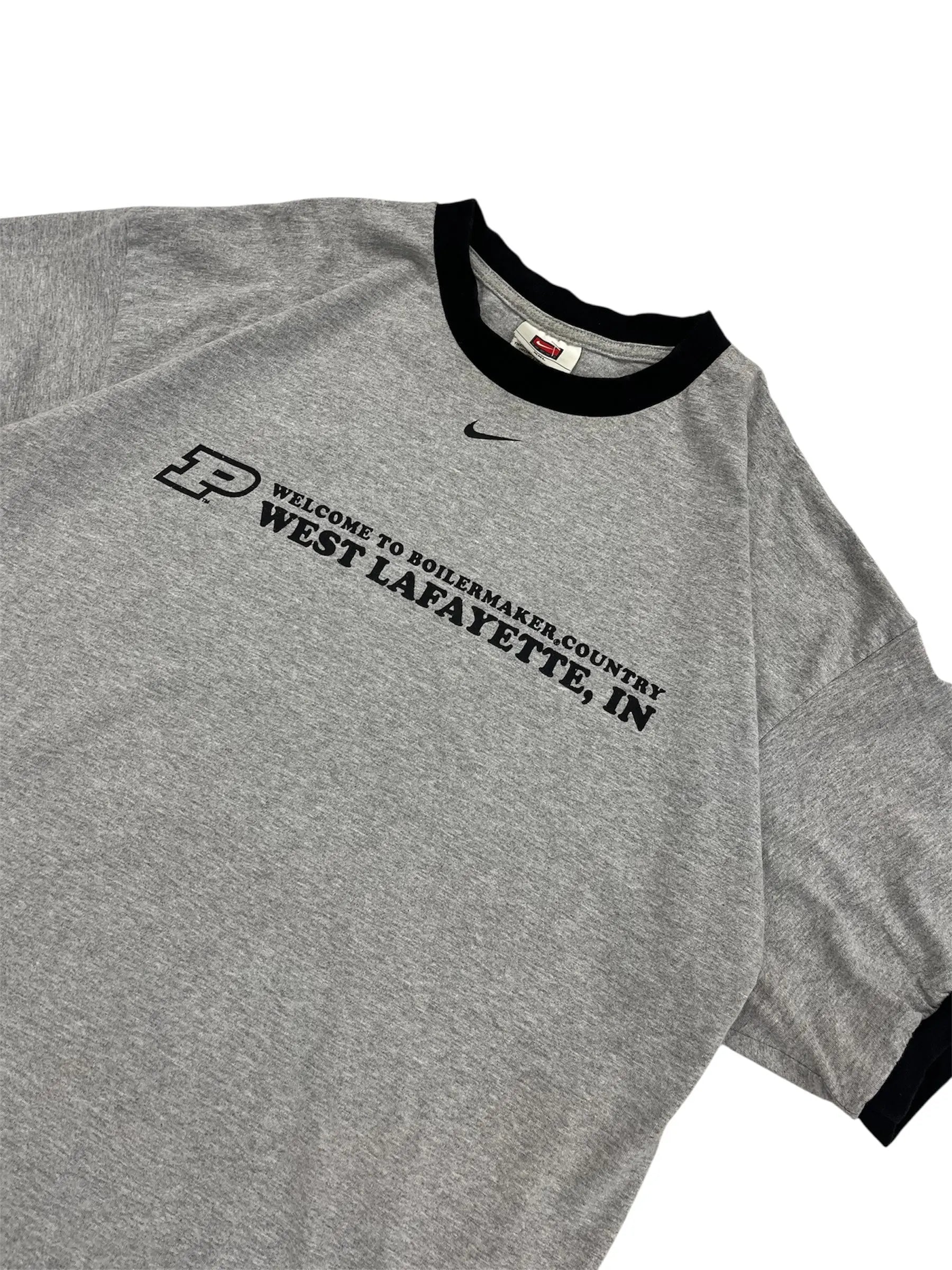 Y2K 2000s Purdue West Lafayette Nike Graphic Tshirt = XXL Hammered Threads