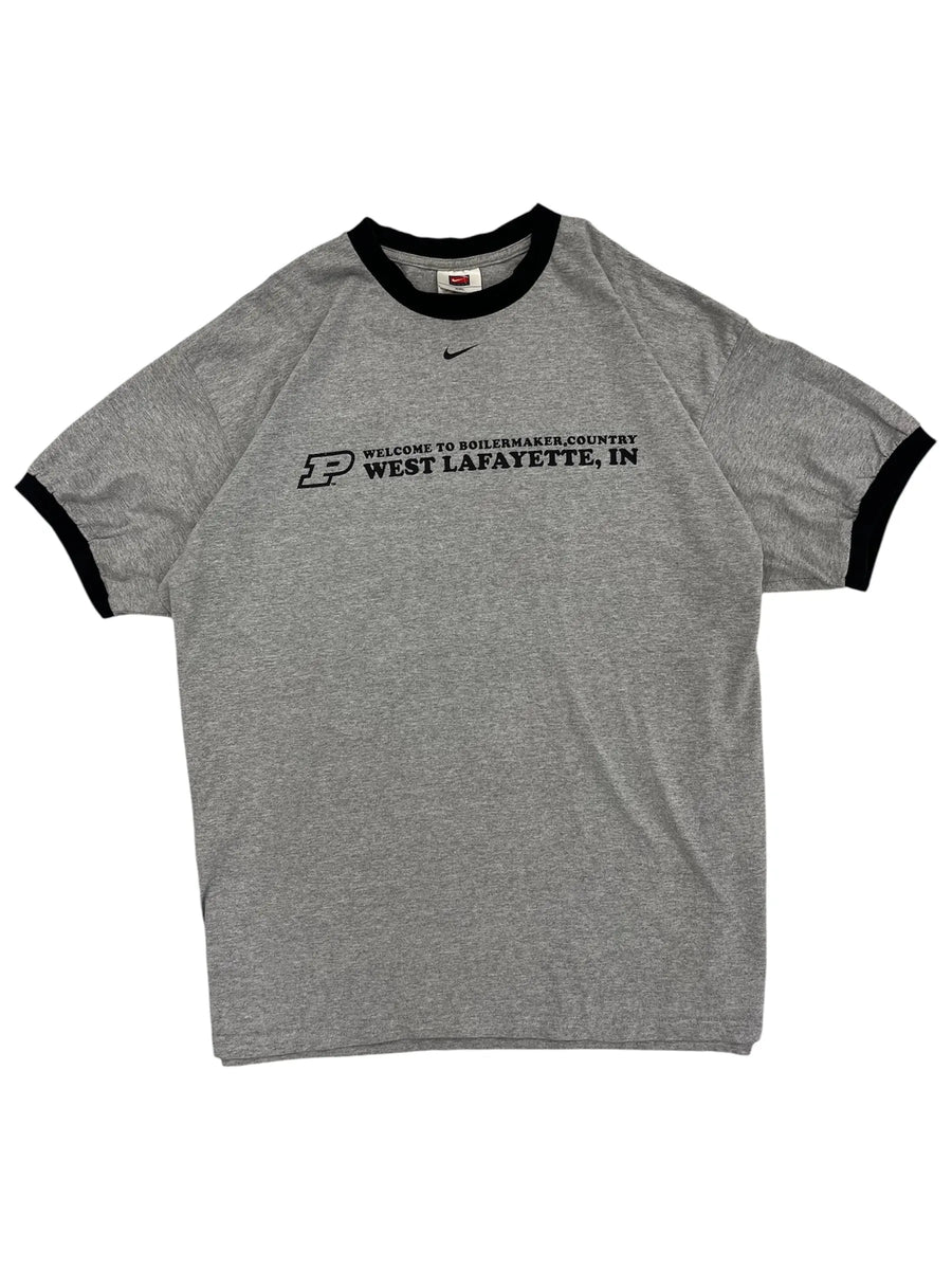 Y2K 2000s Purdue West Lafayette Nike Graphic Tshirt = XXL Hammered Threads