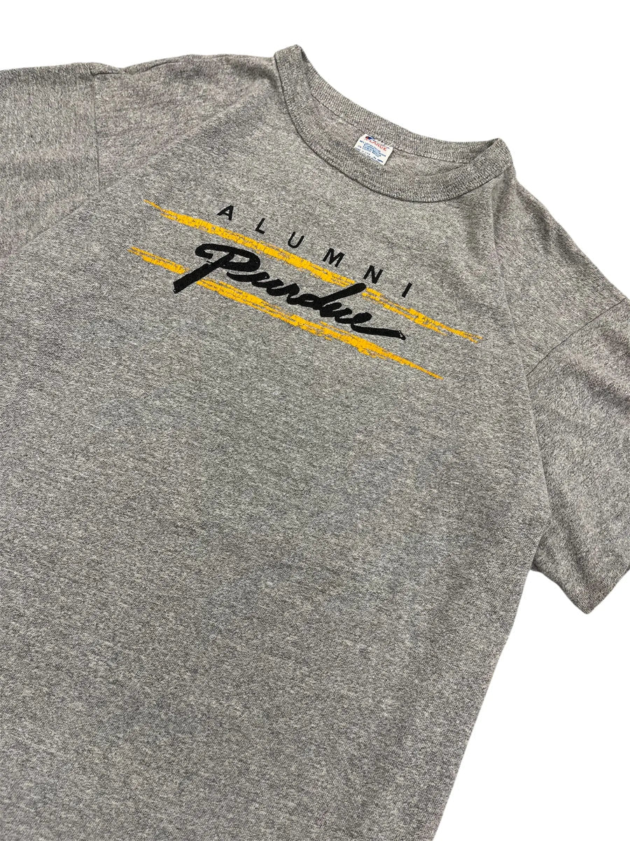 Vintage 80s Purdue Alumni Graphic Tshirt - L Hammered Threads