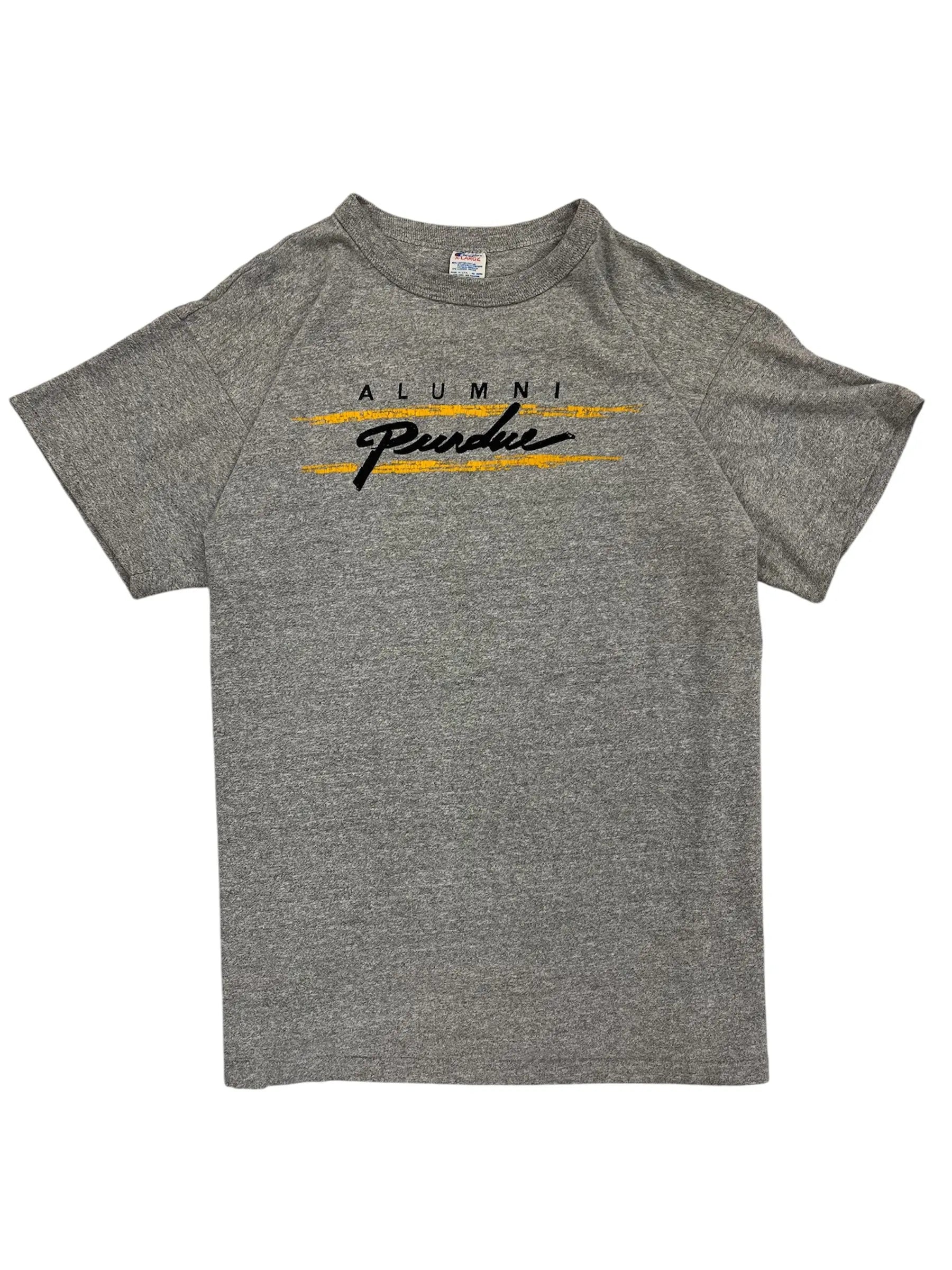 Vintage 80s Purdue Alumni Graphic Tshirt - L Hammered Threads