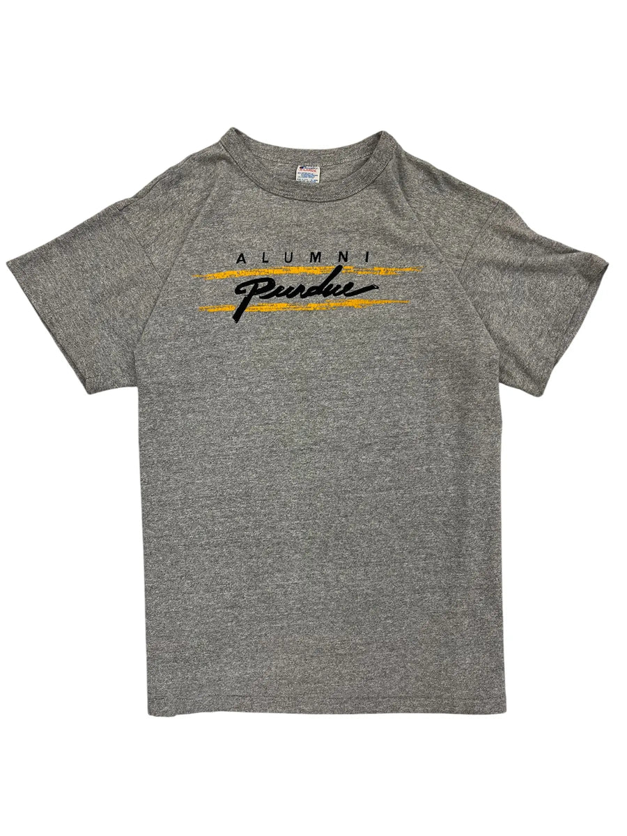 Vintage 80s Purdue Alumni Graphic Tshirt - L Hammered Threads
