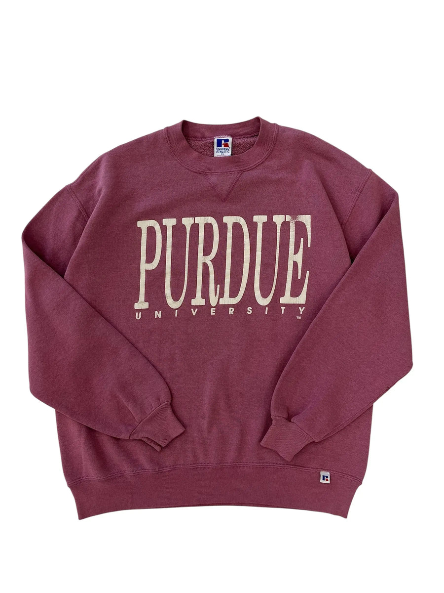 Vintage 90s Purdue University Graphic Crewneck Sweatshirt - XL Hammered Threads