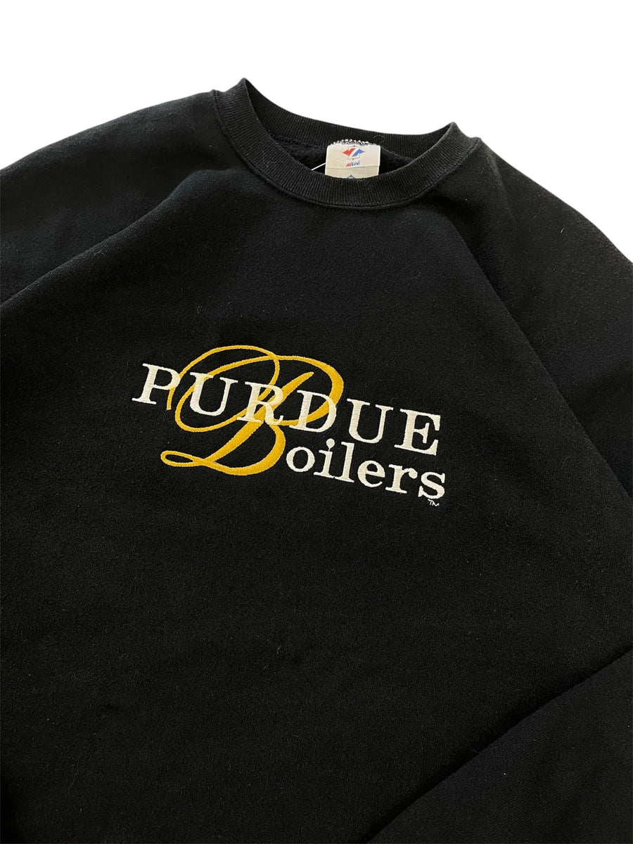 Vintage 90s Purdue Boilers Crewneck Sweatshirt Embroidered - XL Hammered Threads