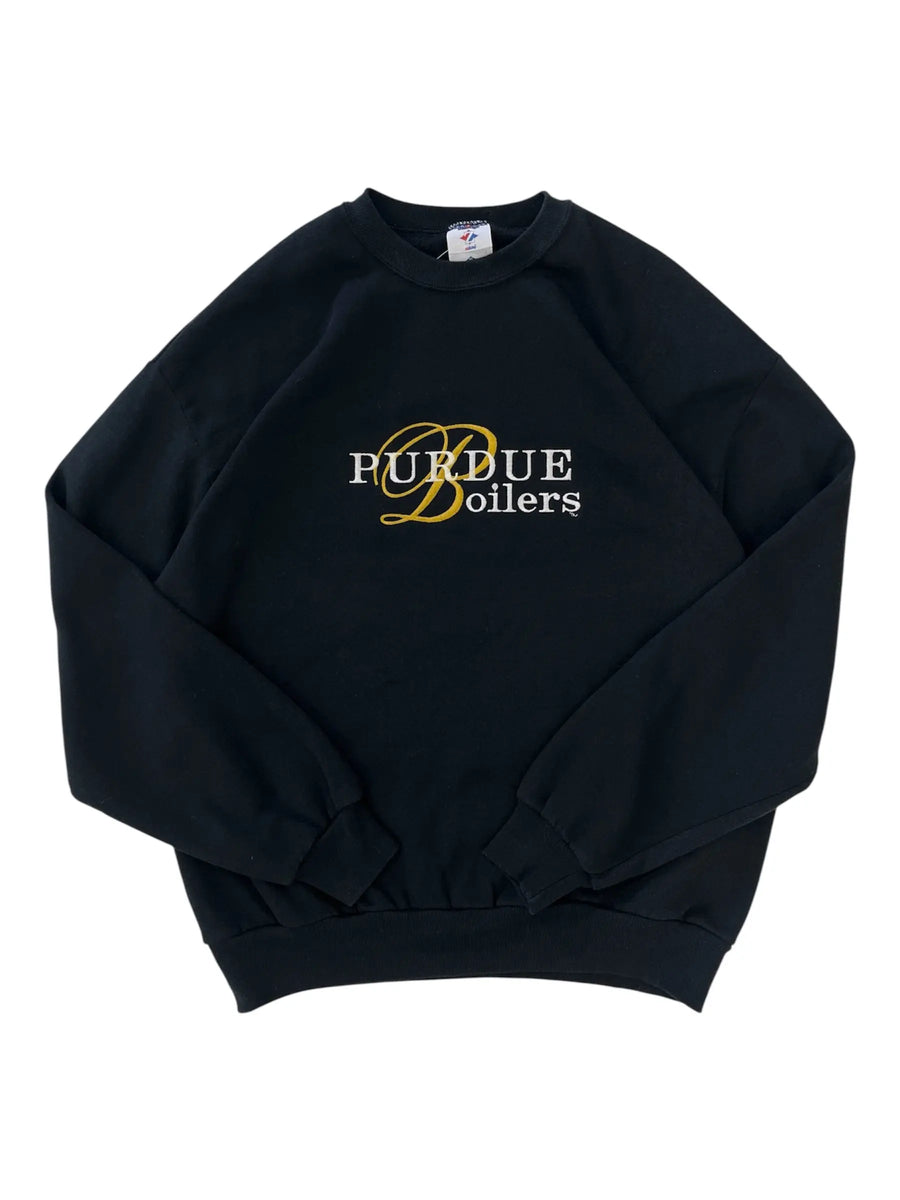 Vintage 90s Purdue Boilers Crewneck Sweatshirt Embroidered - XL Hammered Threads