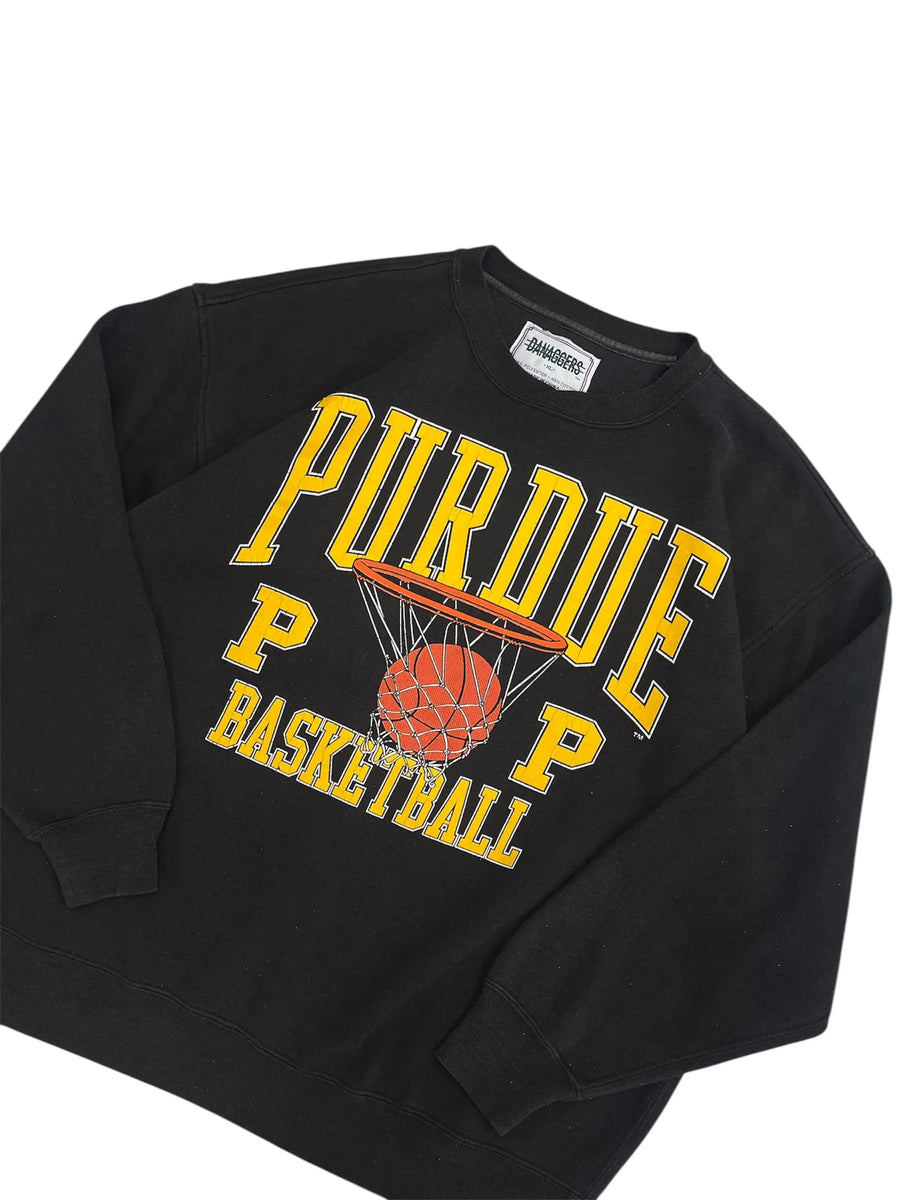Vintage 90s Purdue Basketball Crewneck Sweatshirt - Hammered Threads