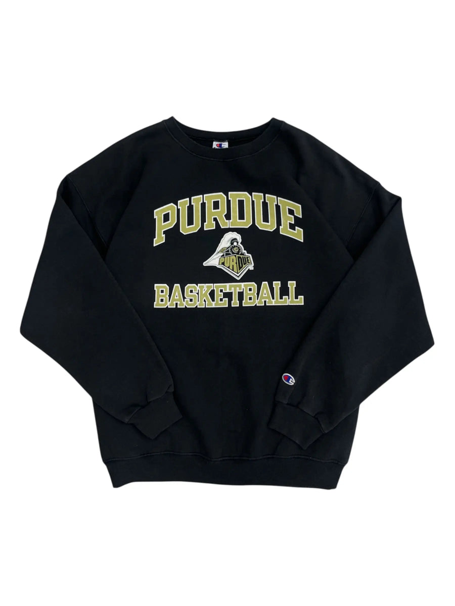 Y2K 2000s Purdue Basketball Crewneck Sweatshirt - Hammered Threads