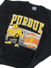 Vintage 90s Purdue Basketball Crewneck Sweatshirt - Hammered Threads