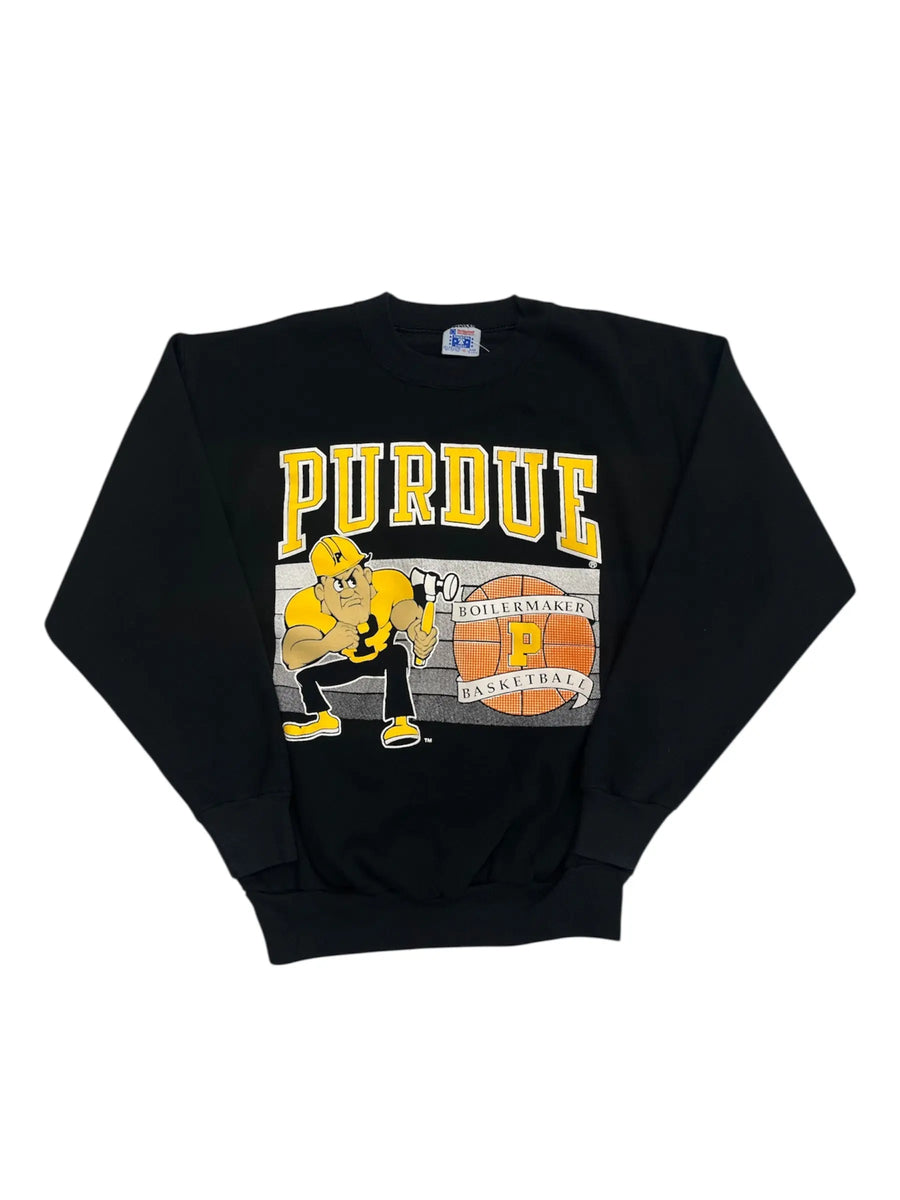 Vintage 90s Purdue Basketball Crewneck Sweatshirt - Hammered Threads