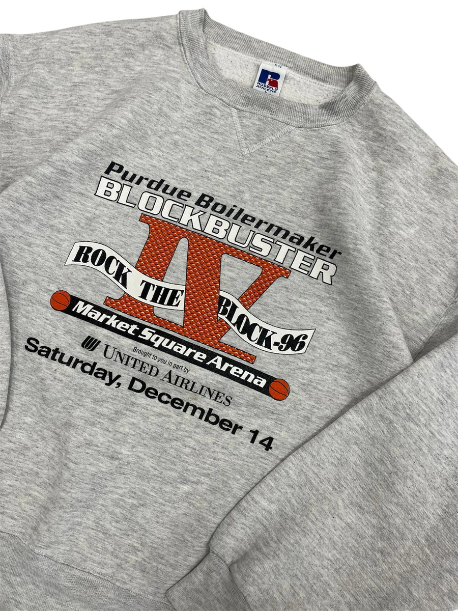 Vintage 1996 Purdue Basketball Crewneck Sweatshirt - Hammered Threads