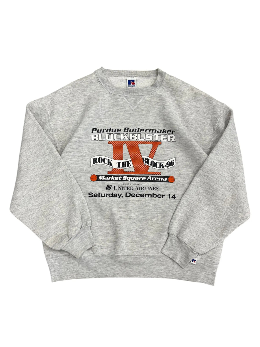 Vintage 1996 Purdue Basketball Crewneck Sweatshirt - Hammered Threads