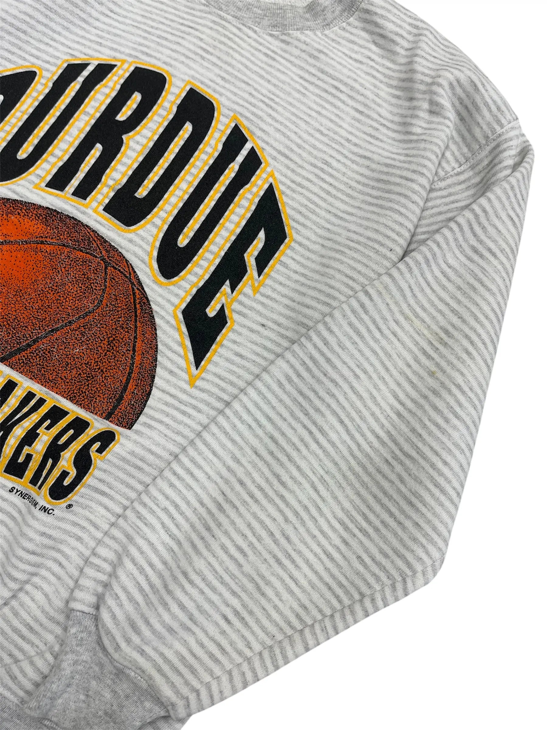 Vintage 90s Purdue Boilermakers Basketball Crewneck Sweatshirt - Hammered Threads