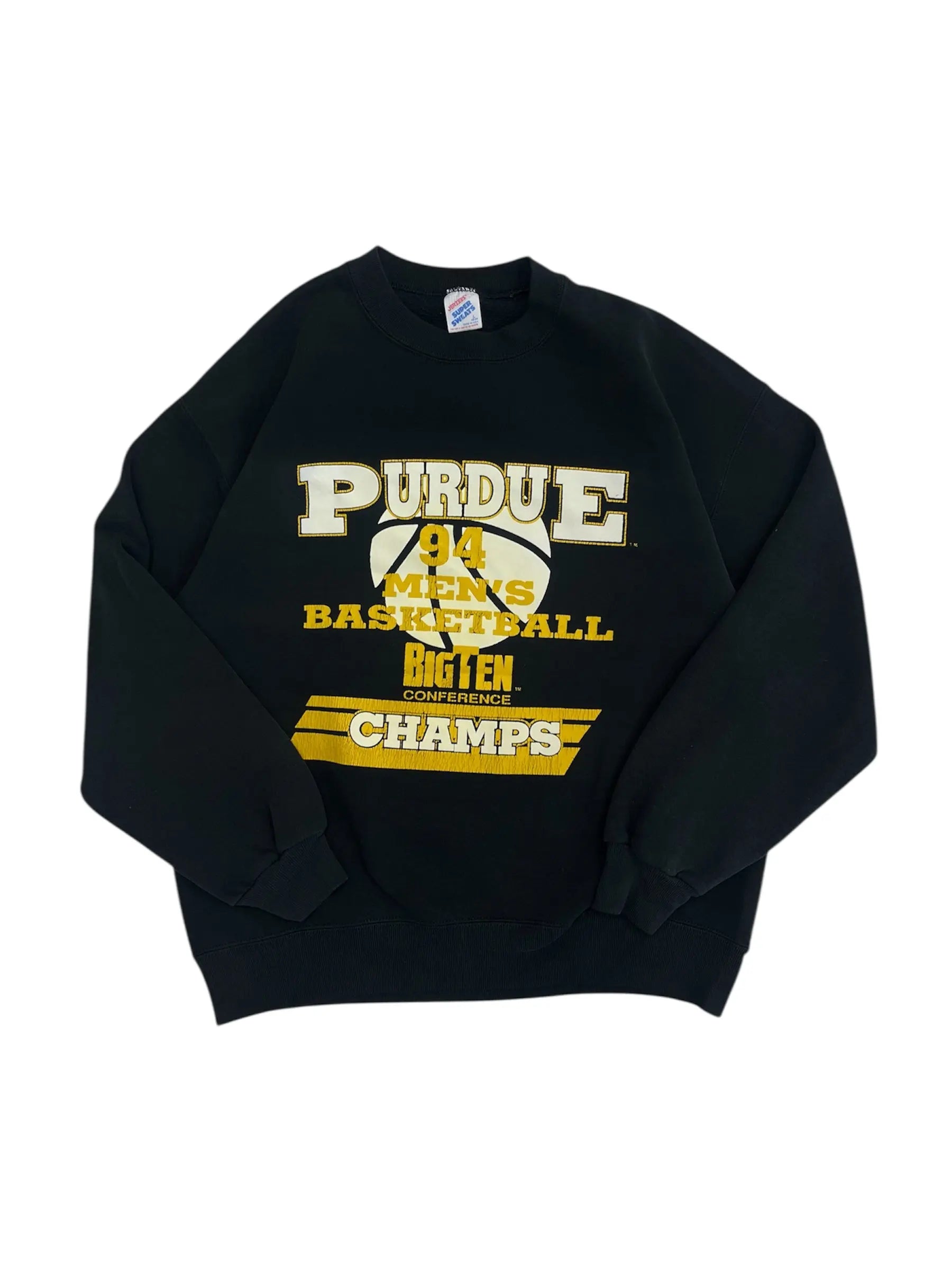 Vintage 1994 Purdue Big Ten Champs Basketball Crewneck Sweatshirt - Hammered Threads