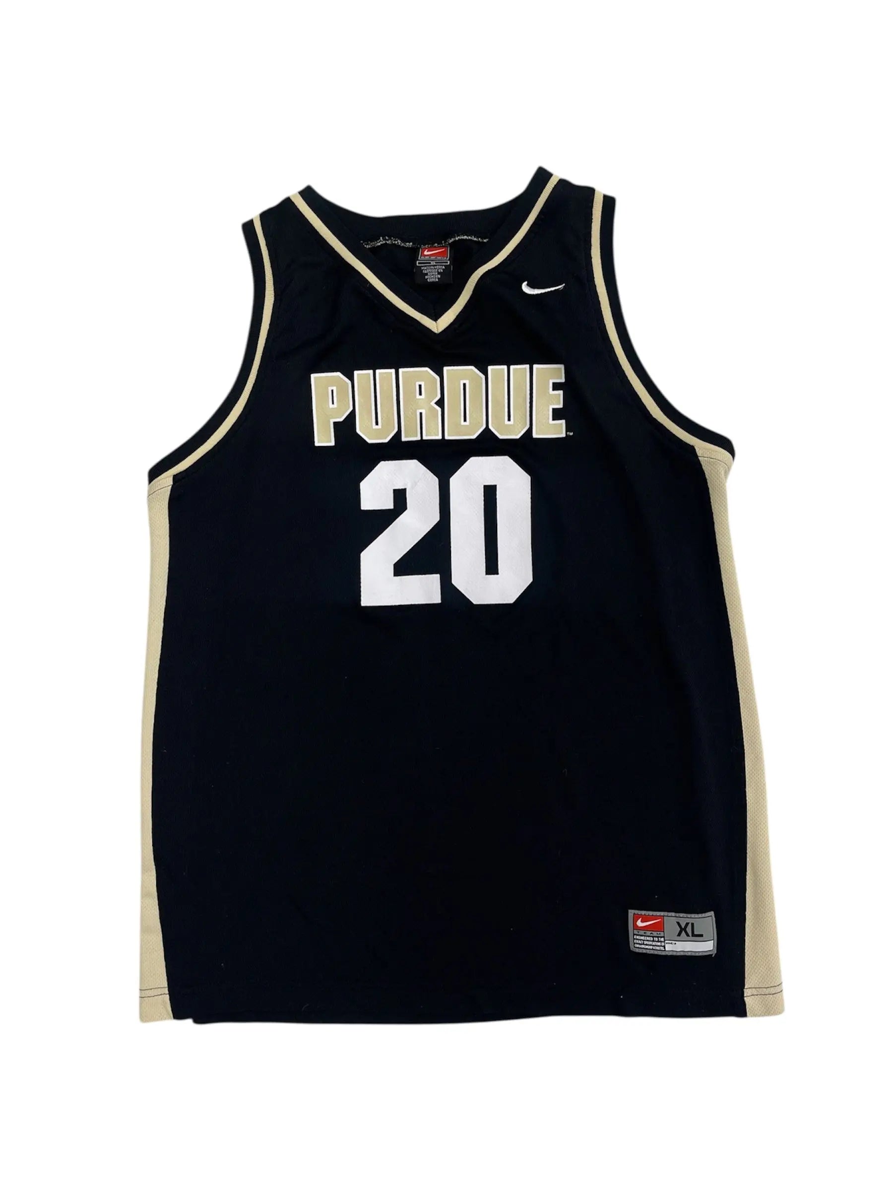 Y2K 2000s Purdue Basketball Jersey - Hammered Threads