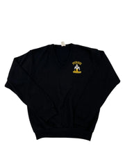 Vintage 80s Purdue Boilermakers Embroidered Sweater - M Hammered Threads