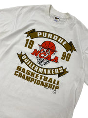 1990 Purdue Basketball NCAA Champs Graphic Tshirt - XL Hammered Threads