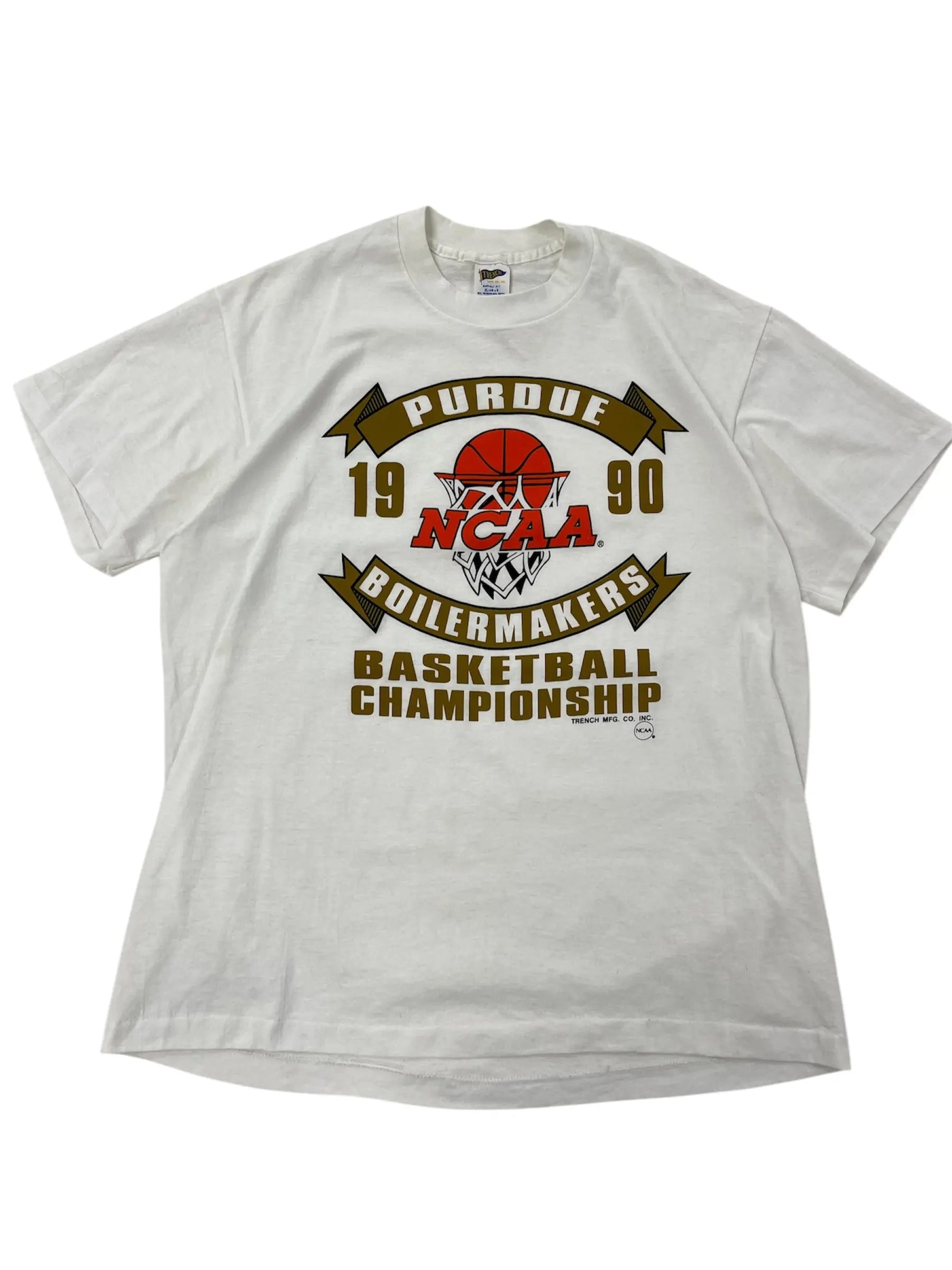 1990 Purdue Basketball NCAA Champs Graphic Tshirt - XL Hammered Threads
