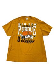 1996 Purdue Basketball 3 Pete Big Ten Champs Graphic Tshirt - XL Hammered Threads