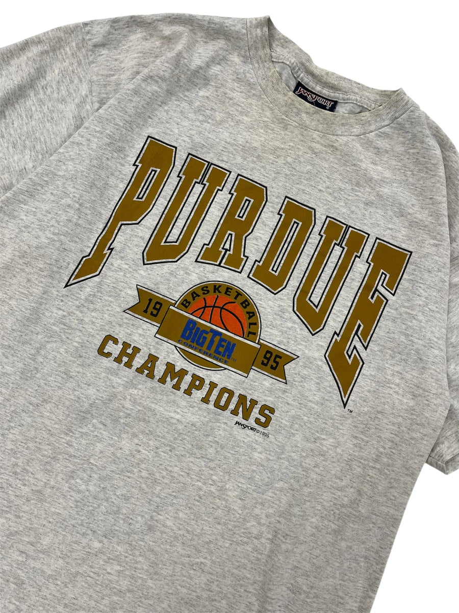 1995 Purdue Basketball Big Ten Champs Graphic Tshirt - xl Hammered Threads
