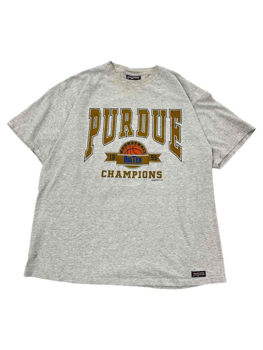 1995 Purdue Basketball Big Ten Champs Graphic Tshirt - xl Hammered Threads