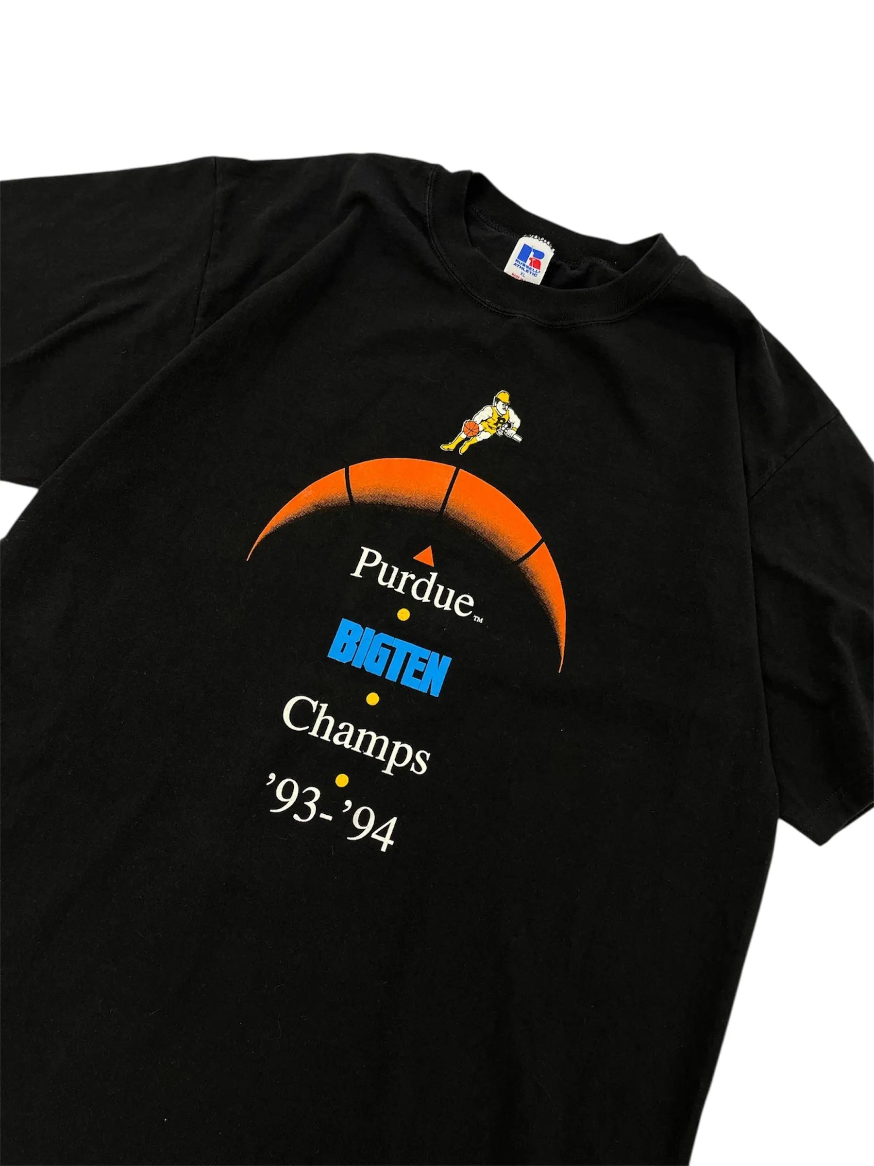 1994 Purdue Basketball Big Ten Champs Graphic Tshirt - xl Hammered Threads