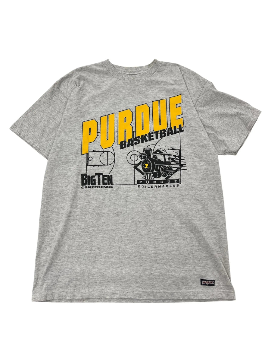 Vintage 90s Purdue Basketball Graphic Tshirt - xl Hammered Threads