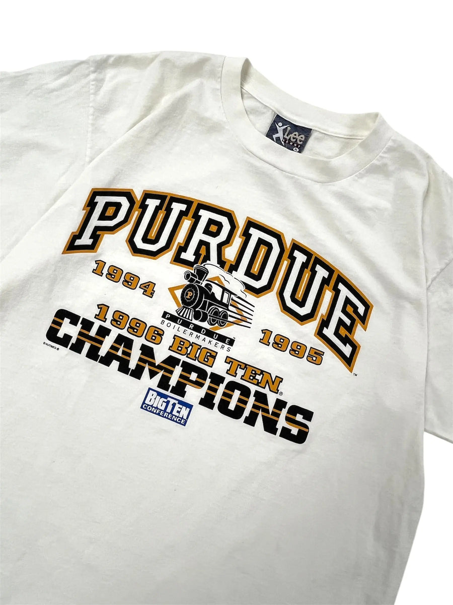 1996 Purdue Basketball 3 Pete Big Ten Champs Graphic Tshirt - xl Hammered Threads