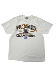1996 Purdue Basketball 3 Pete Big Ten Champs Graphic Tshirt - xl Hammered Threads