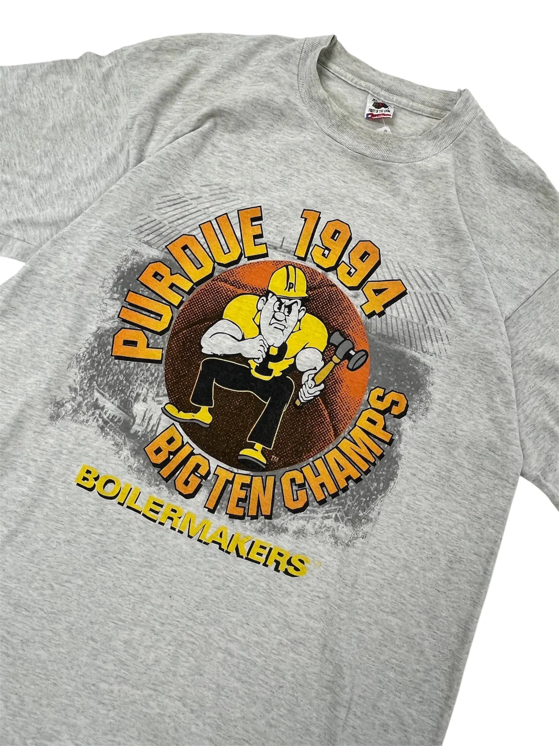1994 Purdue Boilermakers Basketball Big Ten Champs Graphic Tshirt - xl Hammered Threads