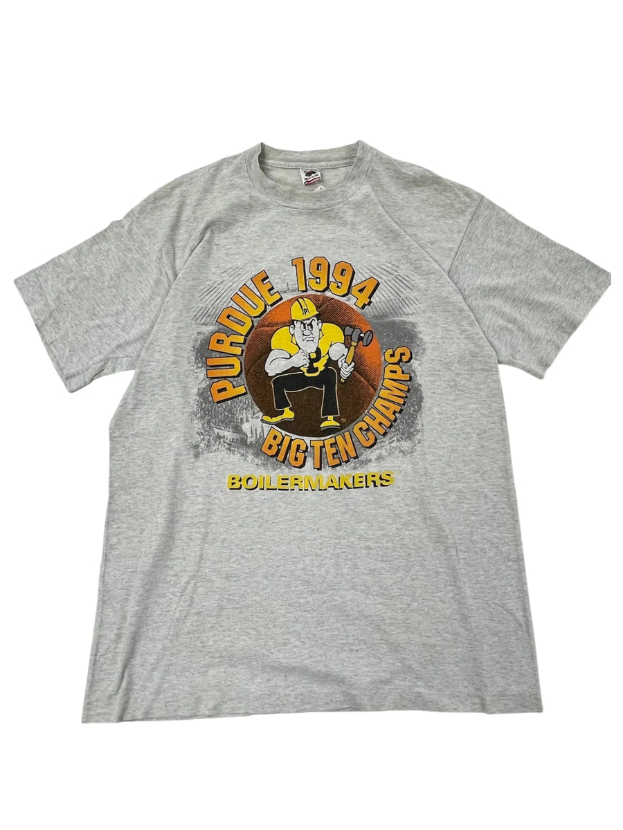 1994 Purdue Boilermakers Basketball Big Ten Champs Graphic Tshirt - xl Hammered Threads