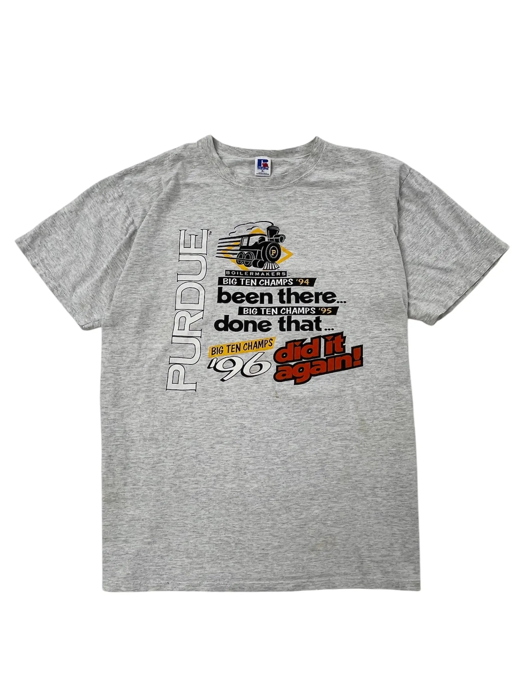 1996 Purdue Basketball 3 Pete Big Ten Champs Graphic Tshirt - xl Hammered Threads