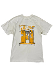 Vintage 80s Purdue Graphic Basketball Tshirt - S Hammered Threads