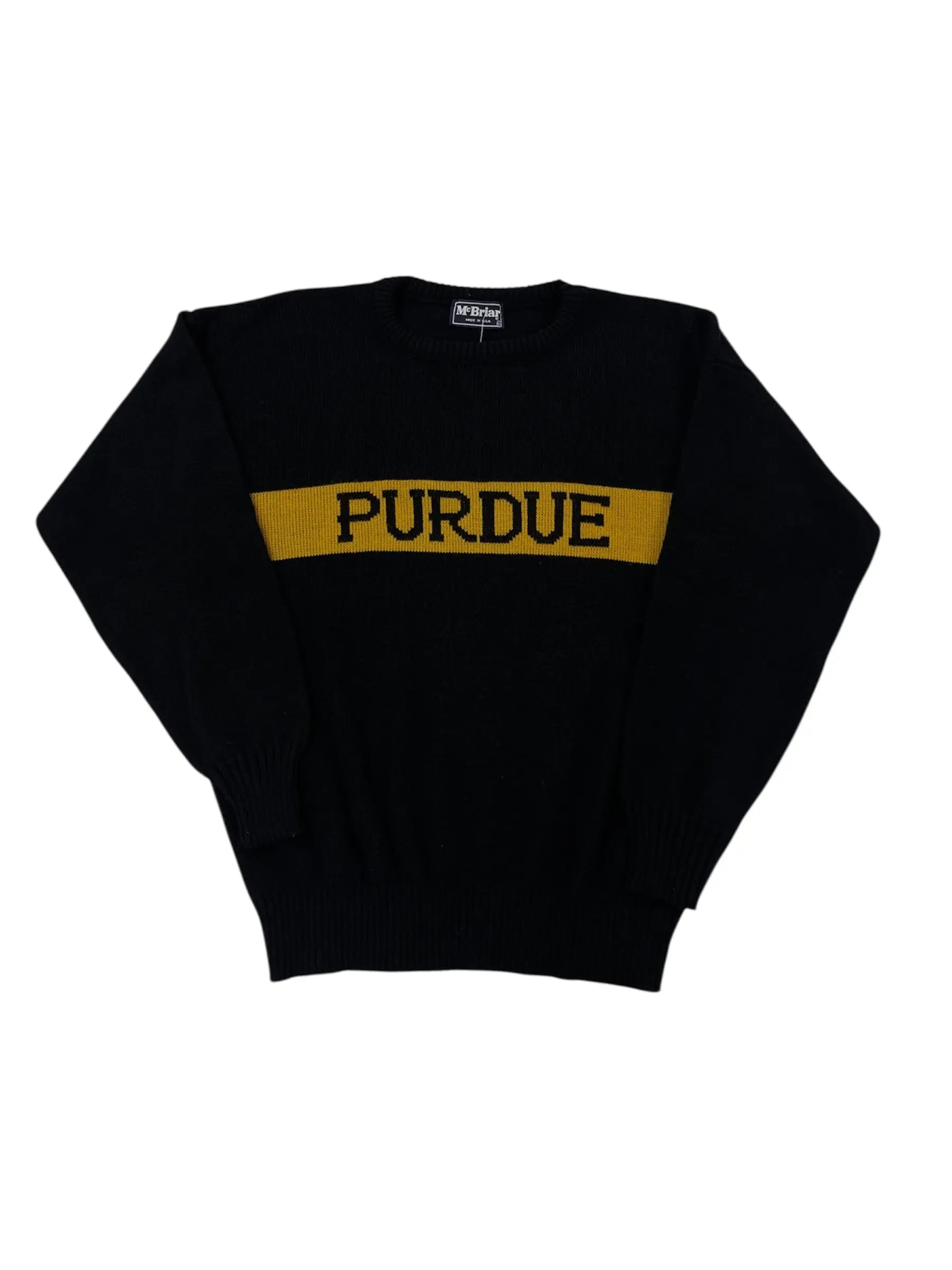 Vintage 80s Purdue Sweater - L Hammered Threads