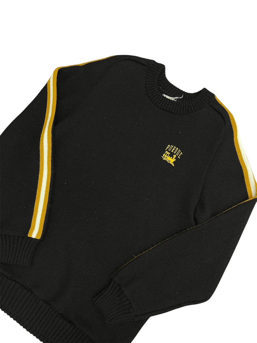 Vintage 80s Purdue Embroidered Sweater - S Hammered Threads