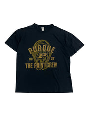 2009 Purdue Paint Crew Graphic Tshirt - L Hammered Threads