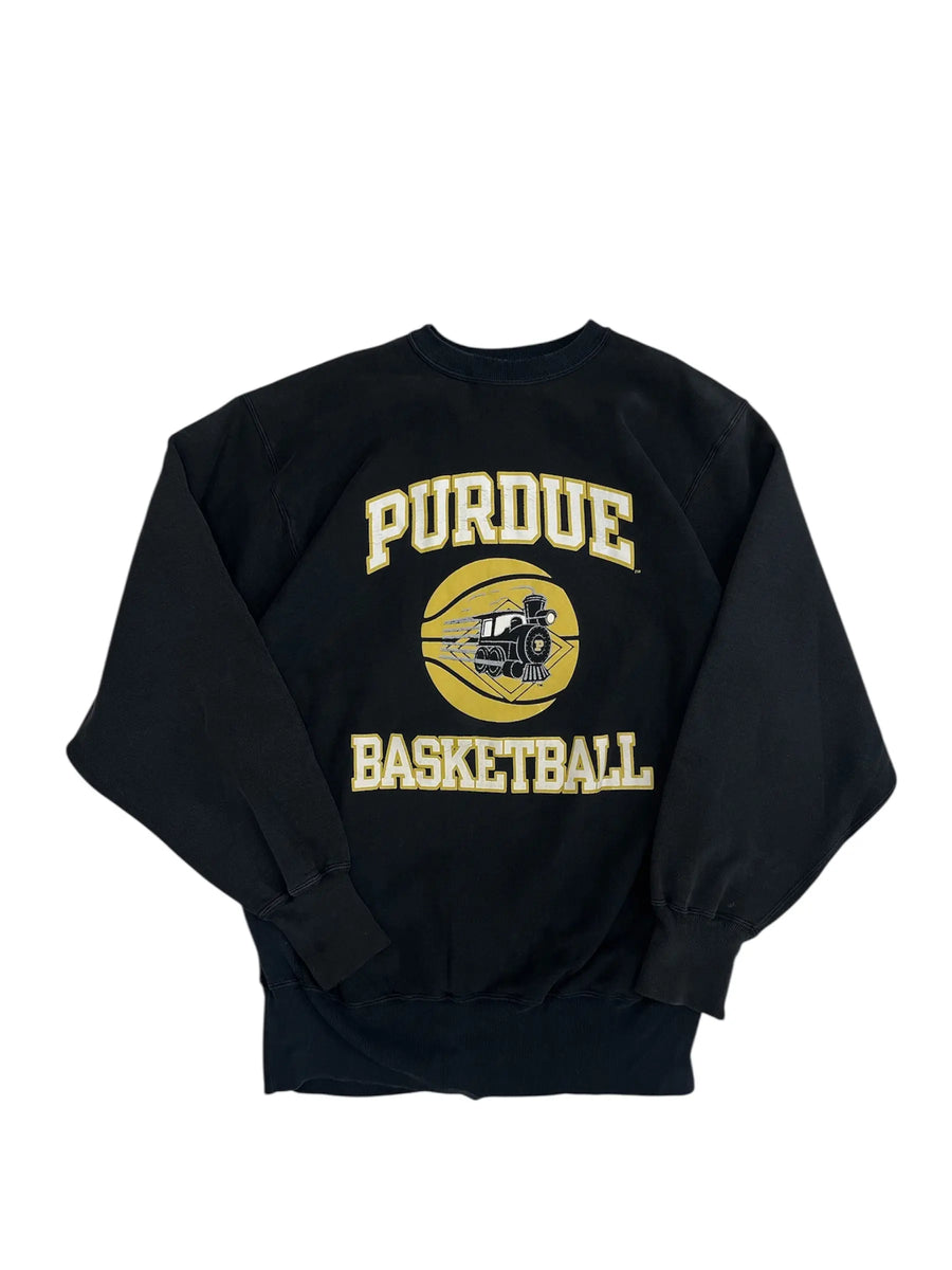 Vintage 90s Purdue Basketball Graphic Crewneck Sweatshirt - XL Hammered Threads