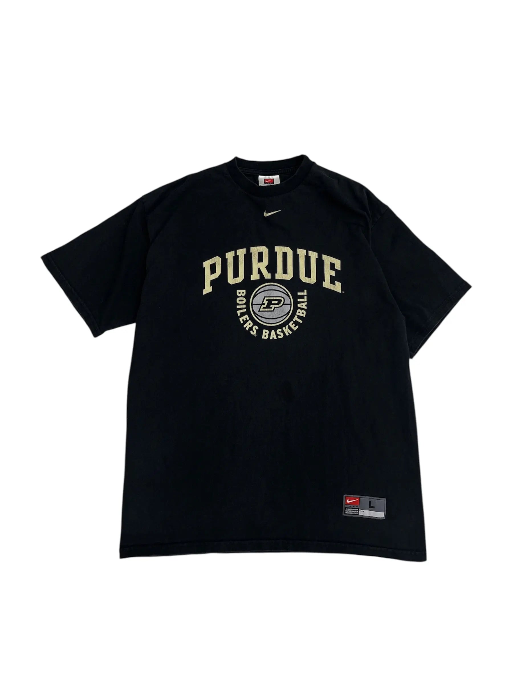 Vintage 90s Purdue Basketball Graphic Tshirt XL Hammered Threads