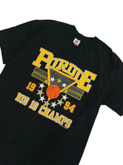 1994 Purdue Big Ten Champs Graphic Basketball Tshirt - L Hammered Threads