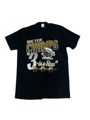 1996 Purdue Big Ten Champs Graphic Basketball Tshirt - L Hammered Threads