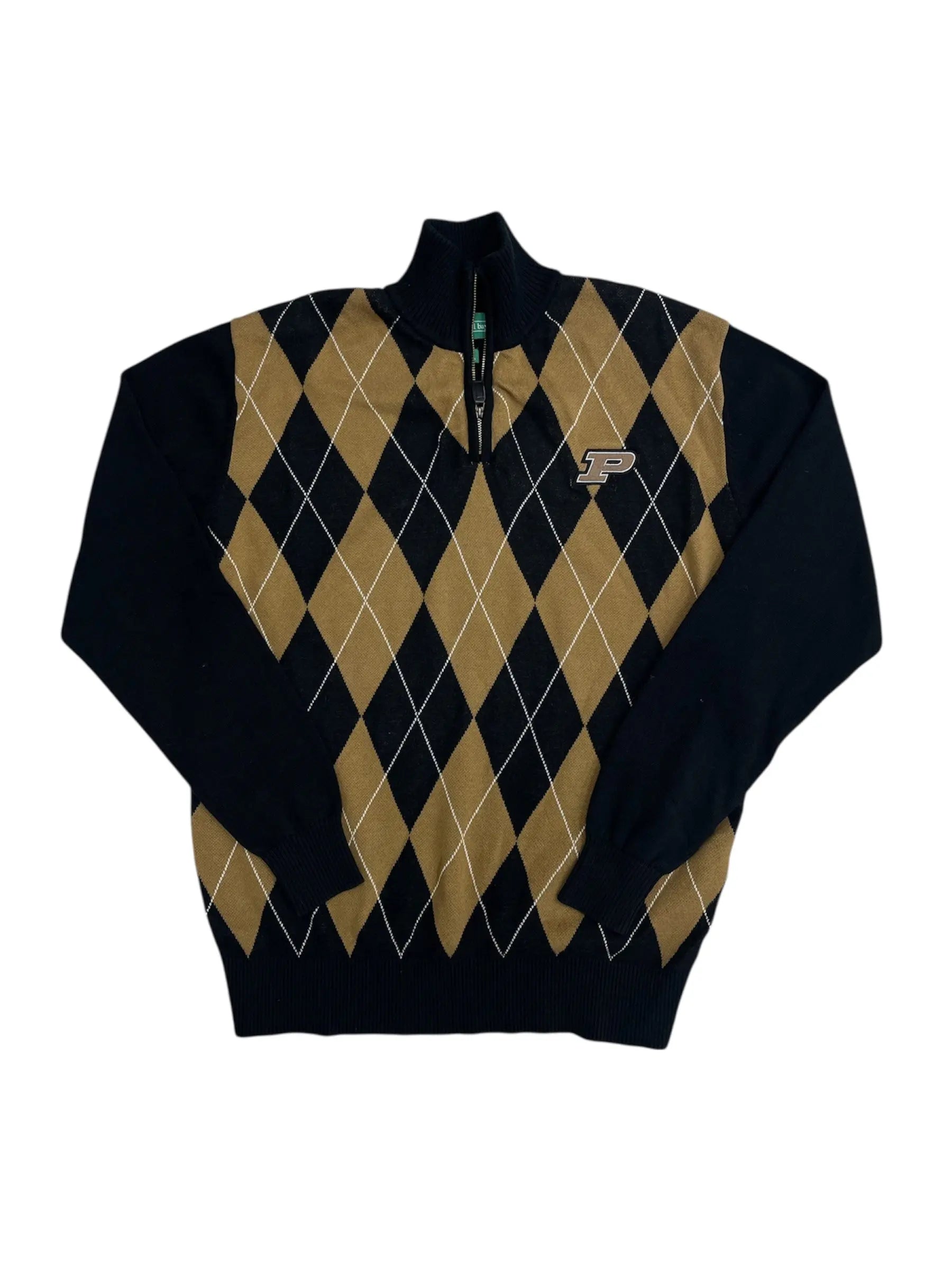 Y2K 2000s Purdue Embroidered Pullover Sweater - M/L Hammered Threads