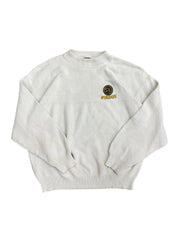 Vintage 90s Purdue Embroidered Cable Knit Sweater - xl Hammered Threads