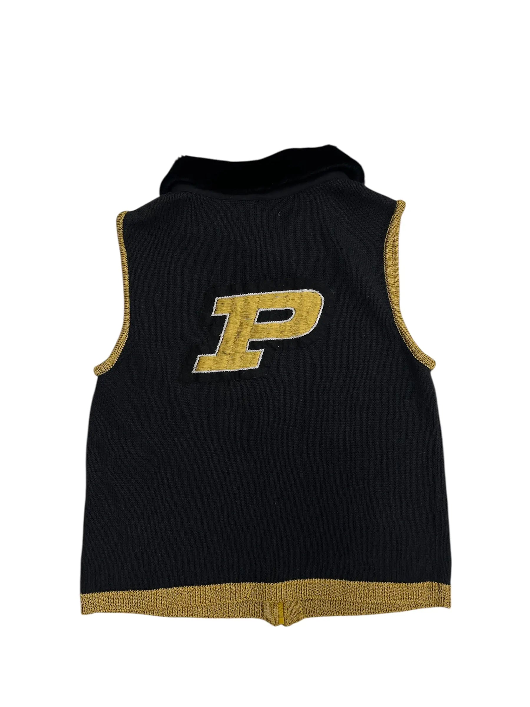 Vintage 90s Purdue Embroidered Sweater Vest - M Hammered Threads