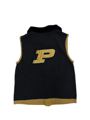 Vintage 90s Purdue Embroidered Sweater Vest - M Hammered Threads