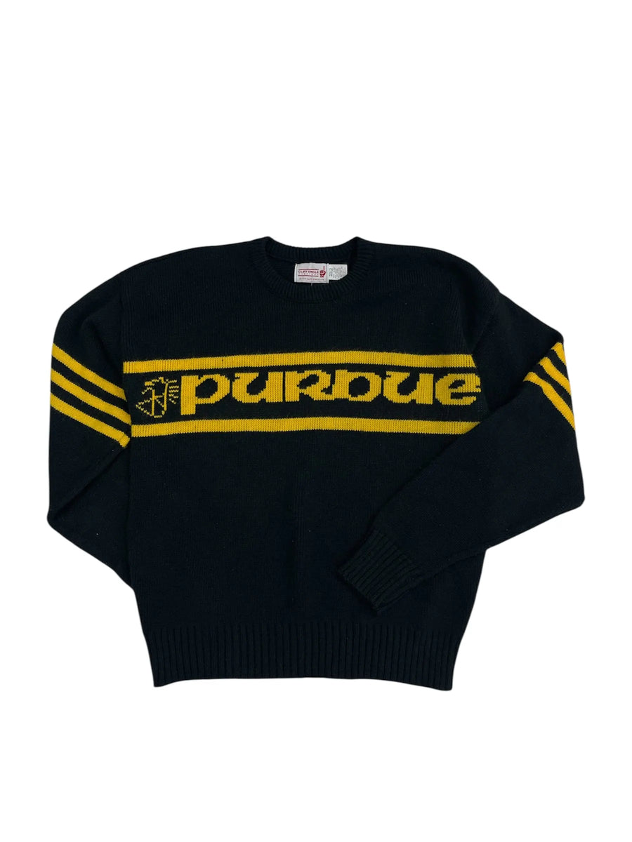 Vintage 80s Purdue Sweater - L Hammered Threads