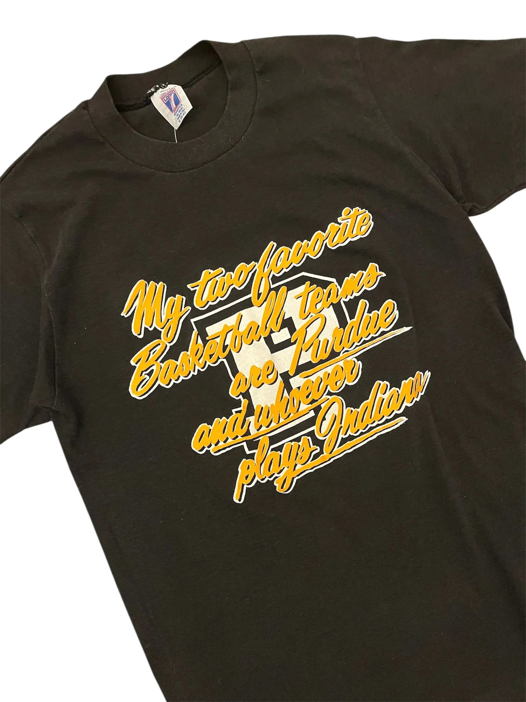 Vintage 80s IU Rivalry Tshirt - Hammered Threads